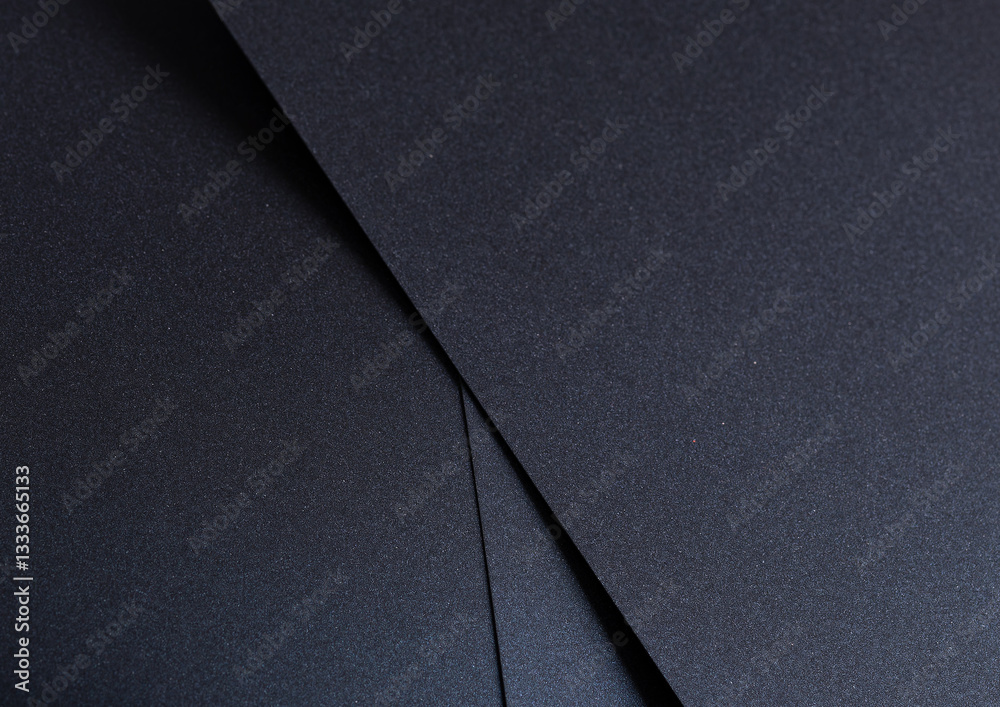 Poster navy blue paper background with a smooth texture and deep, geometric design. the elegant, modern com