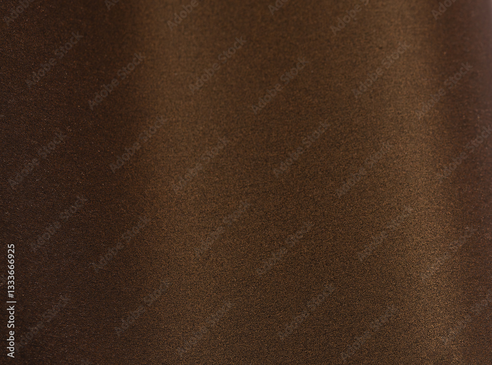 Aufkleber Rich brown paper background with a smooth, grainy texture and a subtle metallic shimmer. Warm gold and bronze tones create an elegant, luxurious design with a minimalistic gradient effect