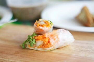 Vietnamese spring rolls