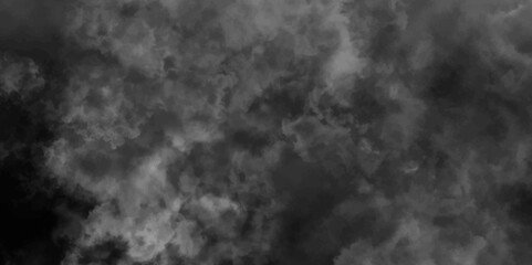 Abstract black fog design with smoke texture overlays. fume overlay design. background with smoke on black and Fog and smoky effect for photos design. Misty fog effect and Isolated black background.	
