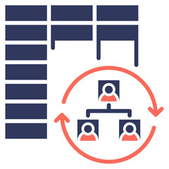 Reorganization Mixed Icon