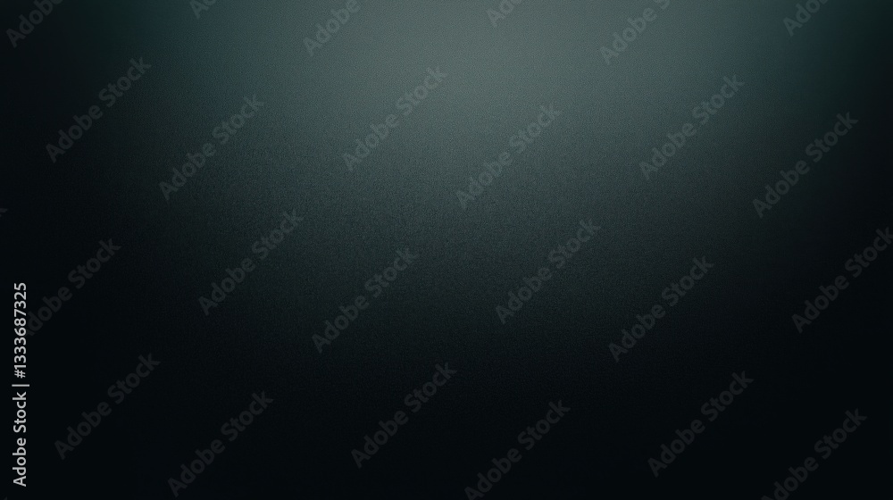 Poster Minimalistic composition with a black background and subtle gradient featuring dark green and gray tones. A high-resolution, high-detail, and sharp-focus studio visual with soft lighting, neutral colo