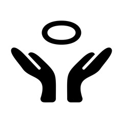 Halo Hope Solid Icon