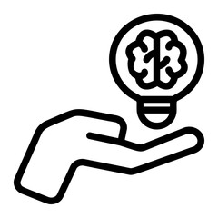 Creative Innovation Line Icon
