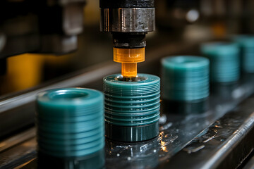 Precision manufacturing of industrial components with automated machinery process