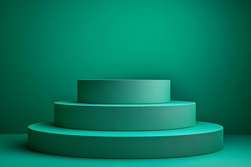 Emerald Green Product Display Platform