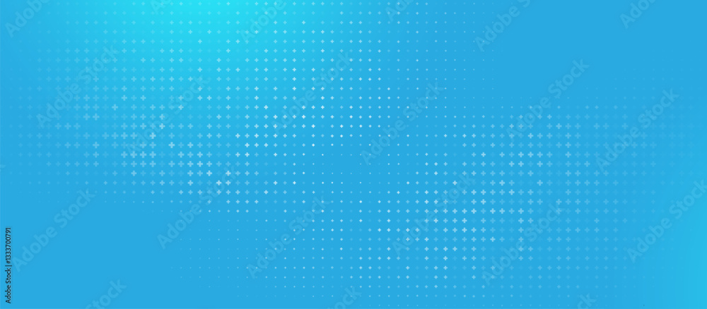 Aufkleber Abstract Blue Digital Background with Dotted Pattern