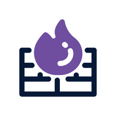 firewall dual tone icon. Sleek and modern vector icon for websites, mobile apps, marketing materials, and corporate design. Fully scalable and ready to use.