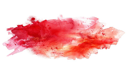 Fototapeta premium Abstract Red Watercolor Wash