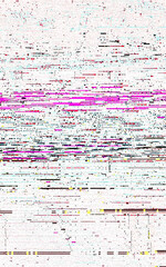 Glitch camera effect. Retro VHS background. Old video template. No signal. Static TV noise, bad TV signal.	