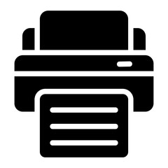 Printer Solid Icon