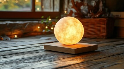Warm, ambient moon lamp