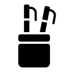 Stationery Solid Icon