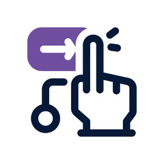 Obraz premium payment dual tone icon. Sleek and modern vector icon for websites, mobile apps, marketing materials, and corporate design. Fully scalable and ready to use.