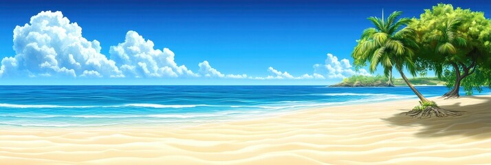 Tropical Beach Paradise: Idyllic Summer Getaway