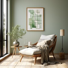 Soft and Elegant Abstract Painting with Neutral Hues