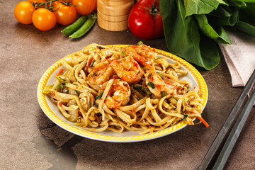 Pad Thai - noodles with prawn