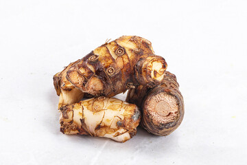 Natural organic raw ginger root
