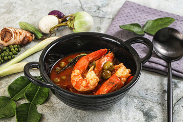 Thai Panang curry witn prawn