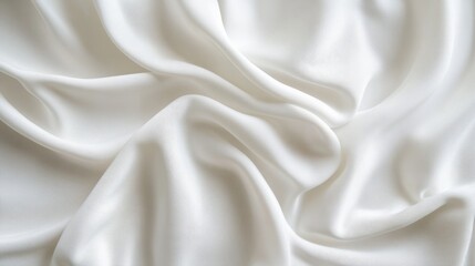 Obraz premium Pristine White Fabric Texture for Elegant Design and Background Use