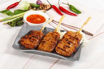 Thai Street foof pork satay