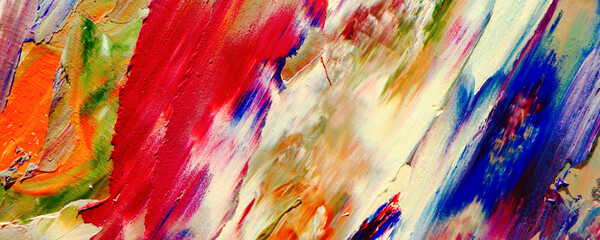 Abstract art background . Hand painting artwork on canvas .
