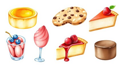 Delicious Desserts Cakes Cookies Mousses Sweet Treats Bakery