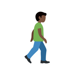 Person Walking (Dark Skin)
