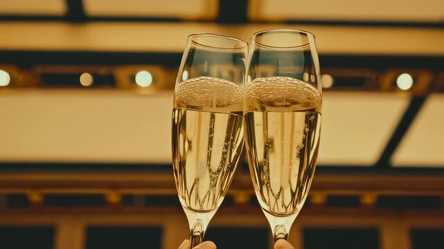 Vintage Gatsby Party Champagne Toast