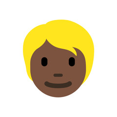 Smiling Person with Blonde Hair
