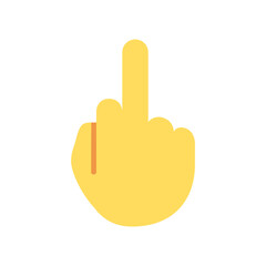 Middle Finger (Yellow Skin)
