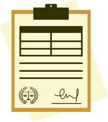 Legal Document Illustration