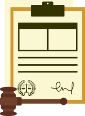 Legal Document Illustration