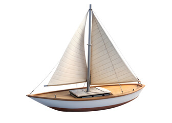 Fototapeta premium sailboat clipart image on transparent background