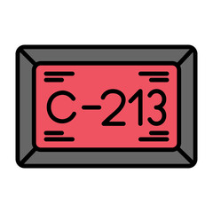 Num Plate Icon