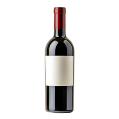 Sophisticated Red Wine Bottle with Elegant Label for Premium Cellar