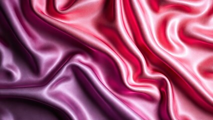 Curtain. Black dark purple red burgundy maroon magenta pink rose abstract background. Silk satin fabric. Silky shine glitter. Soft folds draped wave wavy line