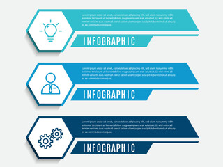 Business infographics timeline process template