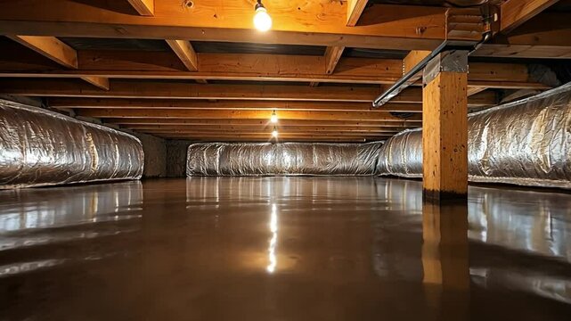 Encapsulated Crawlspace:  A Clean and Efficient Under-House Space