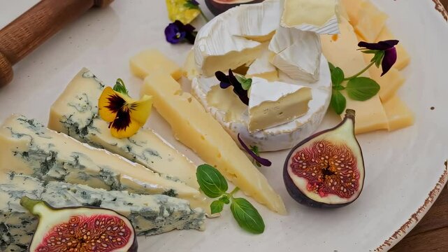 Artisan Cheese Plate for Dining Experience