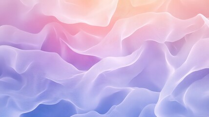 Obraz premium Abstract Pastel Wave Background Soft Flowing Textures Dreamy Ethereal Pink Purple Blue