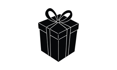 Obraz premium Gift Box Silhouette