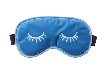 Soft Blue Sleep Mask with Whimsical Eye Design for Restful Nights