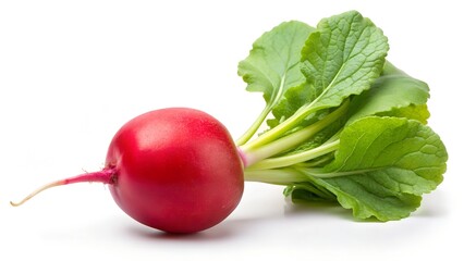 radish isolated on white