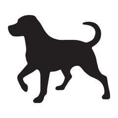 vector illustration of a dog