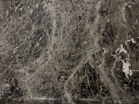 Textured Marble Surface with Dramatic Gray Veins for Elegant Interior Background