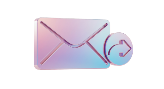Isolated sharing email, Symbolizing sharing data, messaging, Email