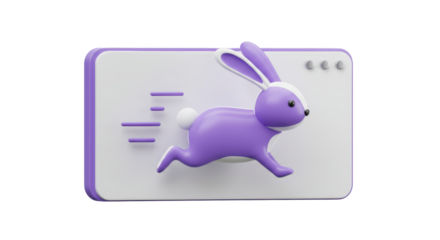 Isolated fast internet connection, Symbolizing Fast, quick, server