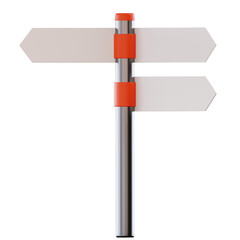 3D Illustration Direction Board