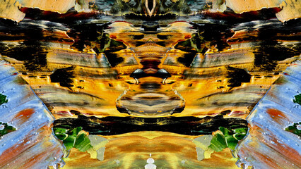 Abstract art background . Hand painting artwork on canvas .